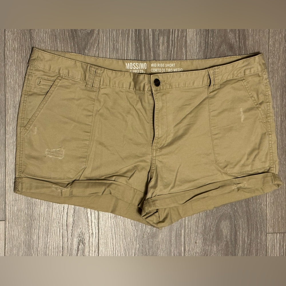 Mossimo Midrise Kahki Shorts